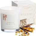 Amber Vanilla Fragrance - Single Wick Soy Candles - Up to 60 Hour Burn Time, Cruelty-Free Soy Candle Wax Blend - Warm Golden Amber & Vanilla Fragrance (9 oz)