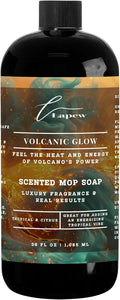 Lapew Volcanic Glow Scented Mop Soap Concentrate 36 oz | Premium Fragranced Floor Cleaner | Streak-Free | Hard Floor Cleaning Solution | Eco Friendly | Made in USA (Volcano)