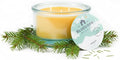 Bluecorn Beeswax 3-Wick Candle, 100% Pure Bees Wax, Spruce Scented Essential Oil Candle Wax, Soy Free, Clean Burning, Long Lasting, Gifts for Women & Men, American Made, 10 Oz