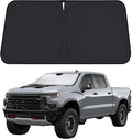 Econour Windshield Sun Shade for 2019-2026 Chevrolet/Chevy Silverado 1500 Accessories Truck (Extended Cab) Sunshade Window Sun Visor Protector Foldable Blocks UV Rays Keep Your Car Cooler