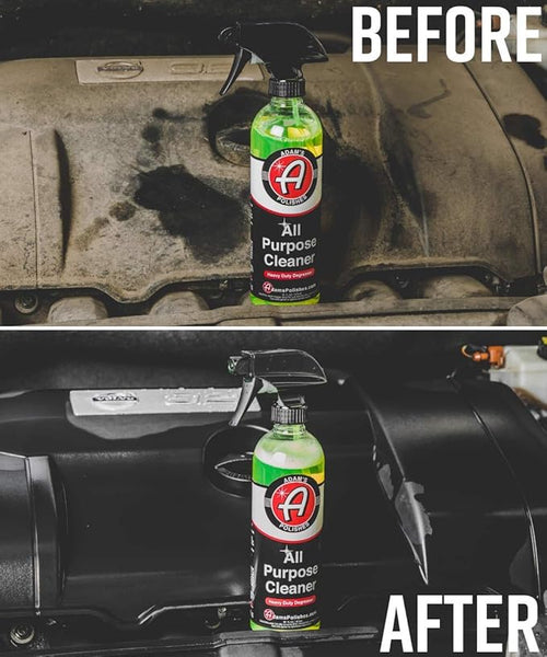 Adam's Polishes All Purpose Cleaner (16oz) - Professional Heavy Duty Industrial Cleaner & Degreaser | Cuts Heavy Grease & Tar | Car Detailing, Tire Cleaner, Engine Cleaner, Wheel Cleaner