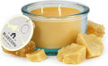 Bluecorn Beeswax 3-Wick Candle, 100% Pure Bees Wax, Yellow, Fragrance Free, Paraffin & Soy Free Candle Wax, Clean Burning, Long Lasting, Gifts for Women & Men, American Made, 10 Oz