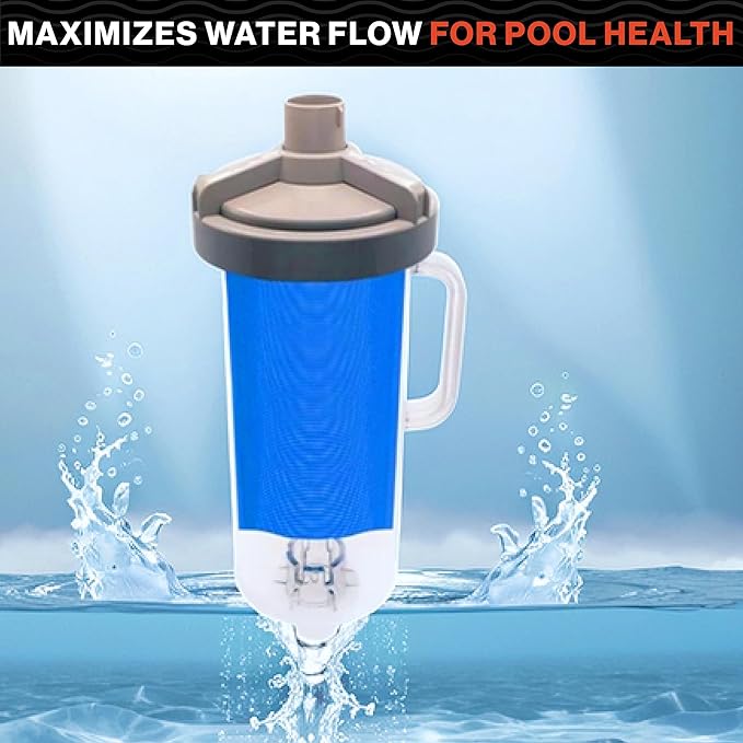 Swimables Heavy Duty Inline Leaf Canister for Pool Vacuum - Swimming Pool Leaf Canister Made with 30% More Material - Trap 50% More Leaves - Replacement for W530 Hayward Leaf Catcher