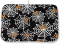 Halloween Dish Drying Mat 18x24 Inch Black Orange Golden Spider Webs Drying Mat Fall Autumn Holiday Absorbent Dish Drying Pad Dish Rack Drainer Mats for Kitchen Dining Counter