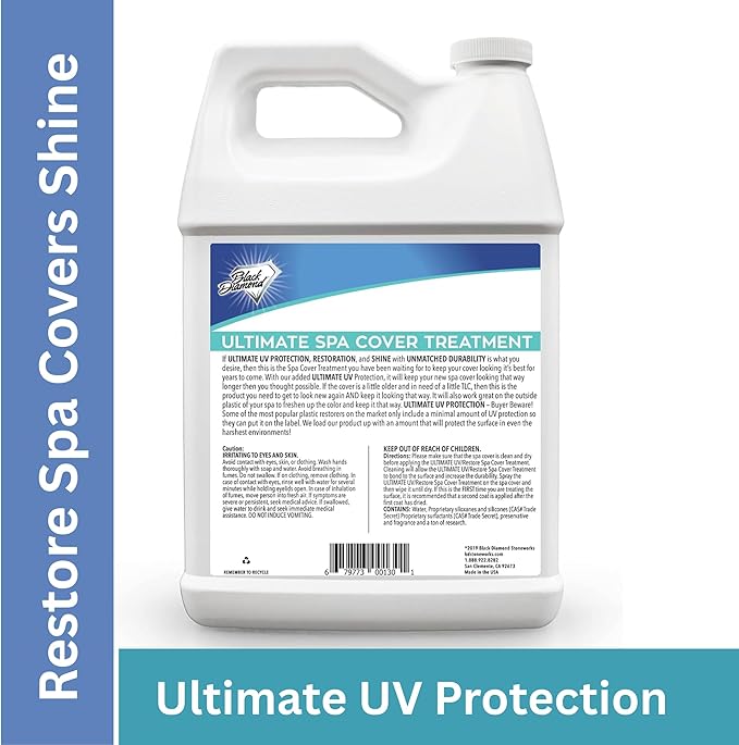 Ultimate UV/Restore Spa & Hot Tub Cover Cleaner and Protectant Treatment. Conditioner for Vinyl Cover Conditioner Spray Restores Your Cover to Look New. Simply Easy to Use