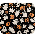 Wnoesat Halloween Dish Drying Mat for Kitchen Counter Pumpkin Spooky Ghosts Fall Dish Mat Absorbent Microfiber Reversible Dish Draining Mat Medium Dishes Pad 16 X 18 Inch