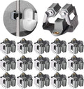 3-H Mop and Broom Holder Wall Mount,Mop Hanger 15 Pack for Organizing Yard Tool,Rake Handle up to 1.38Inch