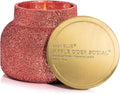 Capri Blue Signature Glam Jar Candle - Long Lasting Soy Wax Blend - Glitter Candles for Home Scented with Luxury Holiday Scents (Apple Cider Social, 19 oz)