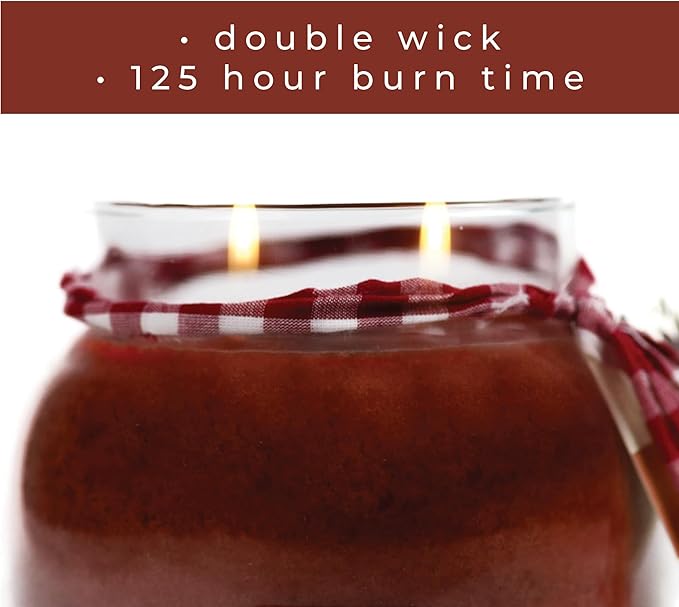 A Cheerful Giver - Cinnamon Twist Mama Scented Glass Jar Candle (22oz) with Lid & True to Life Fragrance Made in USA