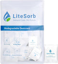 Natural Moisture Absorbers, Premium Moisture Absorption Desiccants Safe for Food, Luxury, Collectibles, Handbags, Shoes, Camera, Guitar Eco-Friendly & Biodegradable(2g x 100pcs)