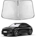 EcoNour Windshield Sunshade for Genesis GV60 2023–2026 | Custom Fit Front Window Sun Shade | Blocks Harmful UV Rays & Reduces Heat | Foldable Sun Visor with Storage Pouch