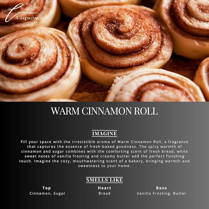 Lapew Warm Cinnamon Roll Scented Mop Soap Concentrate 36 oz | Premium Fragranced Floor Cleaner | Streak-Free | Hard Floor Cleaning Solution | Eco Friendly | Made in USA