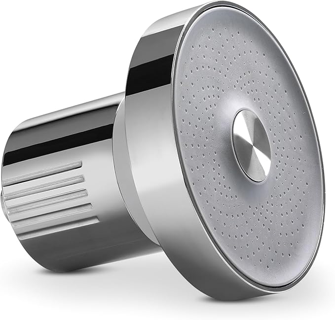 Filtered Shower Head for Hard Water | Reduce Chlorine & Heavy Metals for Improved Skin & Hair Health | High Pressure Water Softener Shower Head [Chrome]