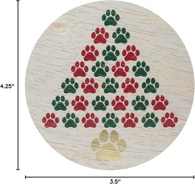 Sand + Paws Scented Candle - Frazier Fir - Additional Scents and Sizes –Luxurious Air Freshening Jar Candles Neutralize pet Odors and Enhance Home décor – 100% Cotton Lead-Free Wicks - 12 oz