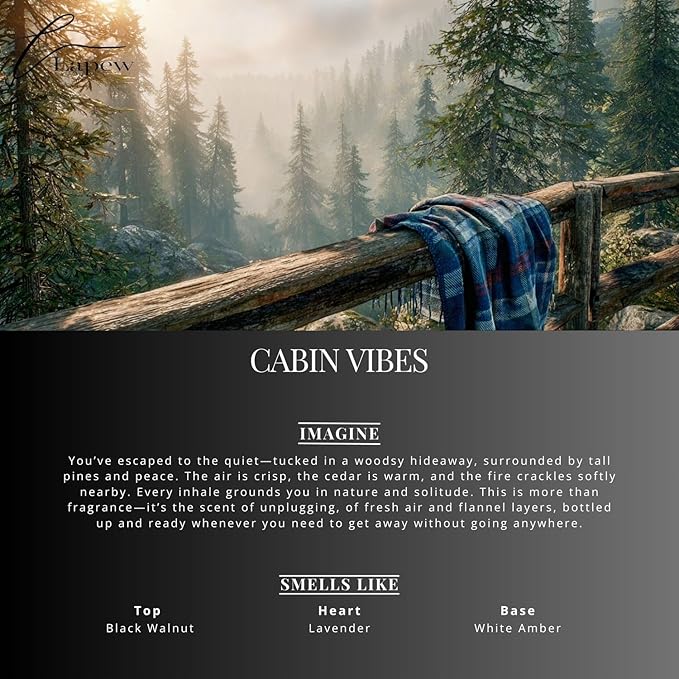 Lapew Cabin Vibes Scented Mop Soap Concentrate 36 oz | Premium Fragranced Floor Cleaner | Streak-Free | Hard Floor Cleaning Solution | Eco Friendly | Made in USA (Autumn Woods)
