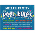 Custom Pool Sign, Pool Rules Make Memories for Pool Decor Sign, 18x24 Inches, Rust Free .063 Aluminum, Fade Resistant, Made in USA by Sigo Signs