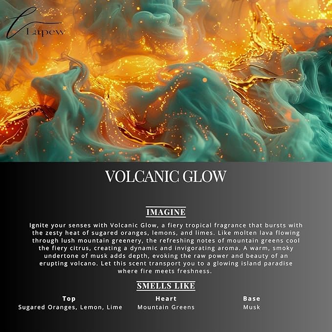 Lapew Volcanic Glow Scented Mop Soap Concentrate 36 oz | Premium Fragranced Floor Cleaner | Streak-Free | Hard Floor Cleaning Solution | Eco Friendly | Made in USA (Volcano)
