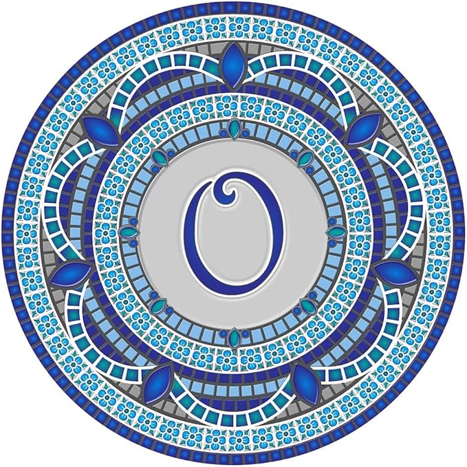 Skip's Garage Custom Monogram Decorative Pool Art - Mosaic Pool Art - Choose Your Size & Personalization - Easy Drop-in Installation