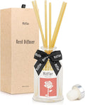 Reed Diffuser, MitFlor Rose Atlas Fragrance Diffuser Set with Natural Rattan Sticks, Romantic Floral Scent Diffuser for Living Room, Bedroom, Bathroom, Office and More, 3.4 fl oz