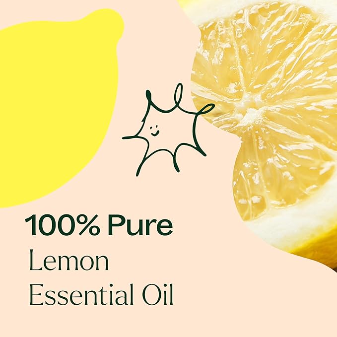 Plant Therapy Lemon Essential Oil for Diffuser 30 mL (1 oz) 100% Pure, Undiluted, Natural Aromatherapy, Lemon Oil for Skin & Cleaning, Therapeutic Grade