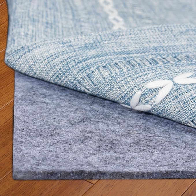 Extra Large Area Rug Cushioned Pad, 5x7Ft Thick Felt Pad for Hardwood Floors, Keeps Rug in Place Soft
