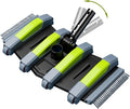 Sepetrel Heavy Duty Pool Vacuum Head with Wheels & Aluminum Handle, Professional Weighted Flexible Vacuum Head