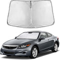 EcoNour Windshield Sun Shade for Honda Accord 2008–2012 | Front Window Sunshade | Foldable Car Sun Protector | Blocks UV Rays & Keeps Interior Cooler