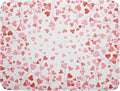 Valentines Day Dish Drying Mat for Kitchen Counter 24x18 Inch Love Drying Mat with Absorbent Reversible Microfiber Pink Heart Dish Drainer Mats Rack Pad for Coffee Countertop Protector