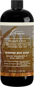 Lapew Blissful Day Scented Mop Soap Concentrate 36 oz | Premium Fragranced Floor Cleaner | Streak-Free | Hard Floor Cleaning Solution | Eco Friendly | Made in USA (Beautiful Day)
