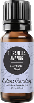 Edens Garden This Smells Amazing Essential Oil Blend- 100% Pure Premium Grade, Undiluted, Natural, Therapeutic, Aromatherapy, The Best for Diffusing, Skin, Candle, Humidifiers 10 ml (.33 fl oz)