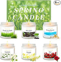 6 Pack Spring Candles for Home Scented, Scented Candles for Women Men, 21oz Natural Soy Wax Candle, Aromatherapy Candle Gifts Set for Birthday, Valentines Day, Anniversary