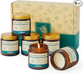 6 Pack Scented Candles as Candle Gift Set, Candle Set for Women, Long Lasting Soy Wax Amber Jar Aromatherapy Candles for Stress Relief, Home Decoration, Birthday, Valentine's Day