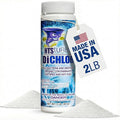 Chlorine Granules for Hot Tubs and Spa - 2 lbs (32 oz) Made in USA | Stabilized Dichlor, Fast-Dissolving Granular Chlorine Sanitizer | Hot Tub Spa Water Care Treatment