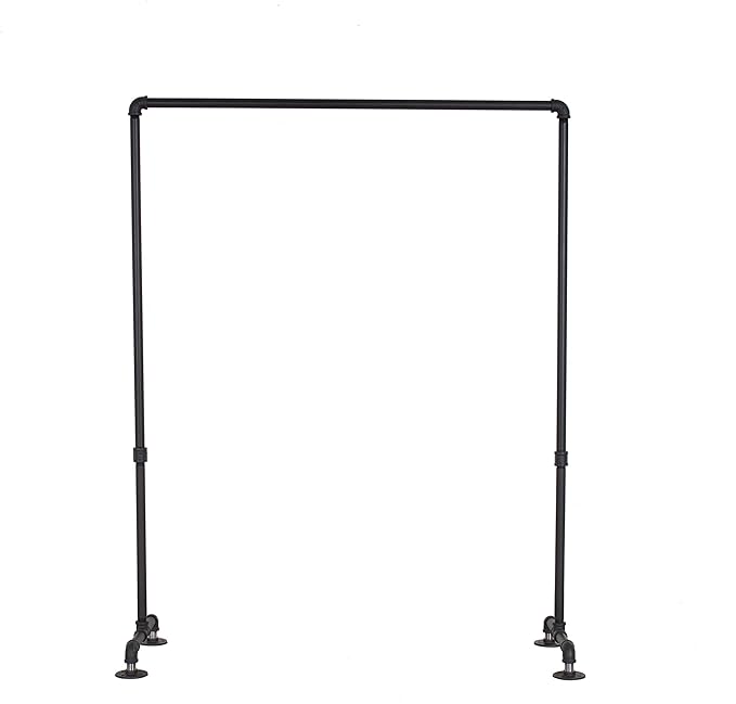 Industrial Pipe Clothing Garment Rack by William Robert's Vintage