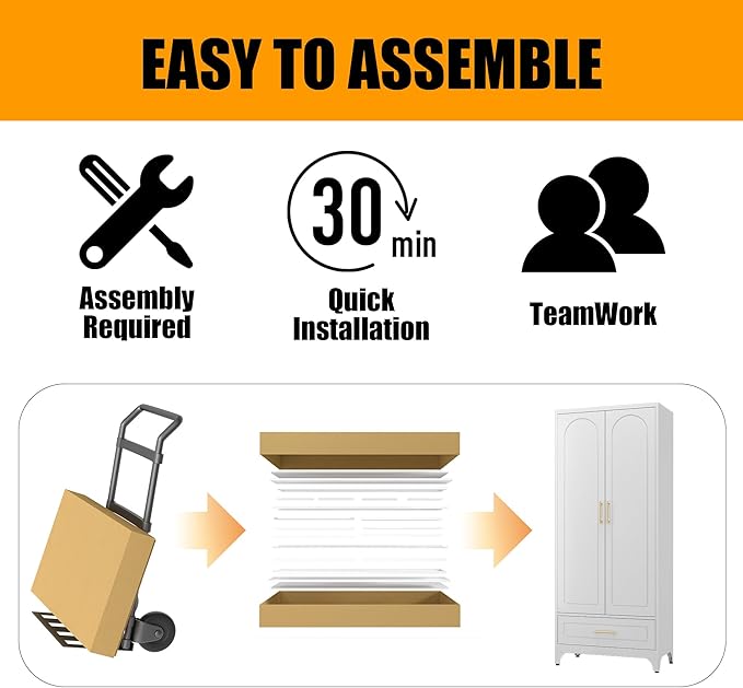 Metal Storage Cabinet with Doors and Shelves, 75" Tall Kitchen Pantry Storage Cabinets with Drawer, White Pantry Cabinet, Steel Office Cabinets, Large Cupboard - Assembly Required
