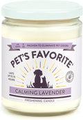 Pet's Favorite Pet Odor Candle, Clean Burning, Long Lasting Scented Candles with a Cotton Wick. (Calming Lavender, Pack of 1)
