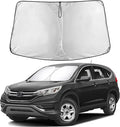 EcoNour Windshield Sun Shade Compatible for Honda CR-V 2012–2016 | SUV Front Window Sun Visor Protector | Foldable 4-Layer Sunshade | Blocks UV Rays & Keeps Interior Cooler
