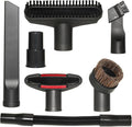 Kodahome 1 1/4" Vacuum Brush Attachments with 1 3/8"(35mm) Vac Hose Adapter, Vacuum Car Detailing Attachments Replacement for 1-1/4inch 1-3/8inch Vac (Car Kit A)