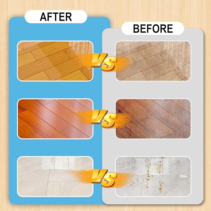 Snuglovela Powerful Floor Cleaning Tablets (200 PCS) - 2 Bottle Floor Deep Cleaner Dissolves Fast for Streak-Free Shine on Hardwood, Tile, Marble | Safe for Pets & Robots/Tineco