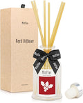 Reed Diffuser, MitFlor Winter Berries Fragrance Diffuser Set with Natural Rattan Sticks, Holiday Scent Oil Diffuser for Bedroom, Bathroom and Home Décor, 3.4 fl oz