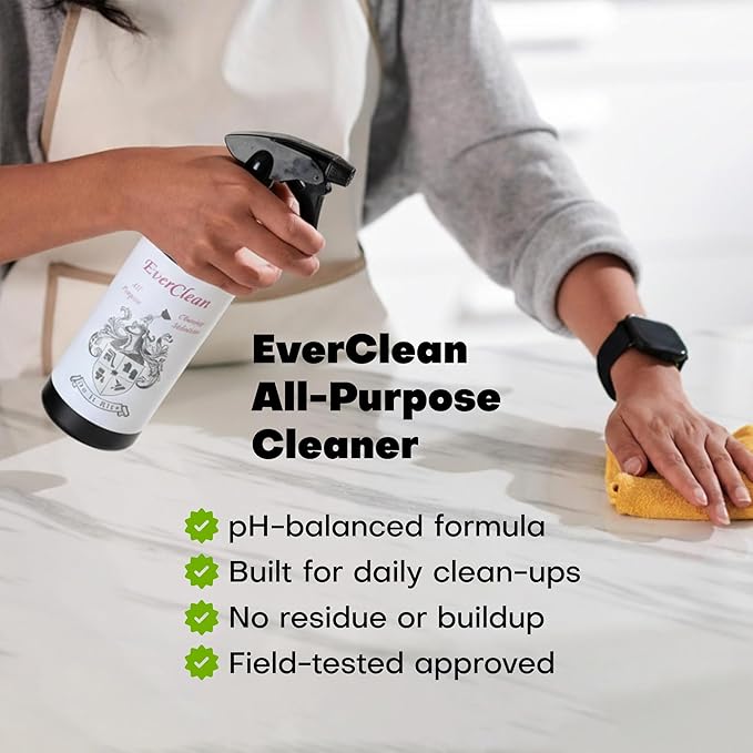 Multipurpose Cleaning Spray Kit, Powerful concentrated cleaner for all Purpose Designed For Kitchen, Glass And All Surfaces, Ideal For Everyday Bathroom Cleaning Supplies And Household 48oz (3 Pack)