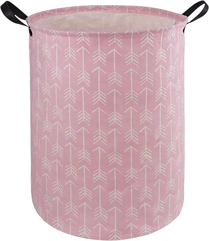 Round Laundry Hamper Storage Basket Laundry Organizer Hamper Storage Bins Clothes Box Nursery Hamper Gift Basket with Handles