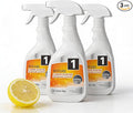 Botare Lemon Bathroom & Shower Cleaner Spray - Effective Foam Bubbles Spray That Removes Soap Scum & Hard Water Stains, All-Purpose for Tub, Toilet, Tile, Sink, Glass & Wall (17.64 fl oz x3 Bottle)