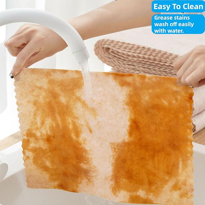 Reusable Cleaning Cloths, 10 Pack Rags for Dishes, Cleaning, Home, Kitchen (7.87x7.87 Inches, Solid Color)