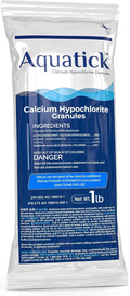 Pro-Grade Chlorine Pool Shock, 68% Cal-Hypo Granular Sanitizer, Prevents Bacteria & Algae, Restores Crystal Clear Water - Shock Treatment, Swimming Pool Chemical - 1lb