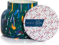 Capri Blue Pattern Play Signature Holiday Candle - Luxury Holiday Scented Candle for Home- Long Lasting Soy Wax Blend - Comes in Decorative Glass Jar (Volcano, 19 oz)