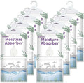 Ksend Moisture Absorbers 8 Packs - 9.8 oz Dehumidifier Bags, Portable Moisture Hanging Bags for Closet, Bathroom and Kitchen, Fragrance Free, 11.8'' x 6.3''
