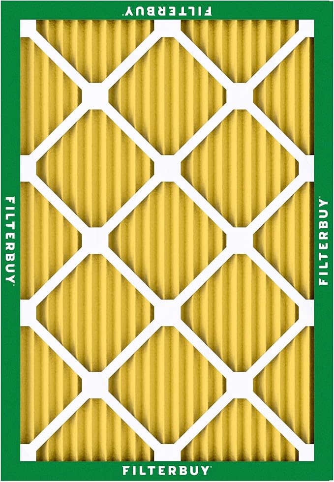 Filterbuy 16.5x21.5x1 Air Filter MERV 11 Superior Pet & Allergy Defense (2-Pack), Electrostatic Pleated HVAC AC Furnace Filters Replacement for Bryant and Carrier (Actual Size: 16.50 x 21.50 x 0.75)