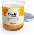 Pumpkin Souffle Scented Natural Soy Candle, Essential Fragrance Oils, 100% Soy, Phthalate & Paraben Free, Clean Burning, 9 Oz.