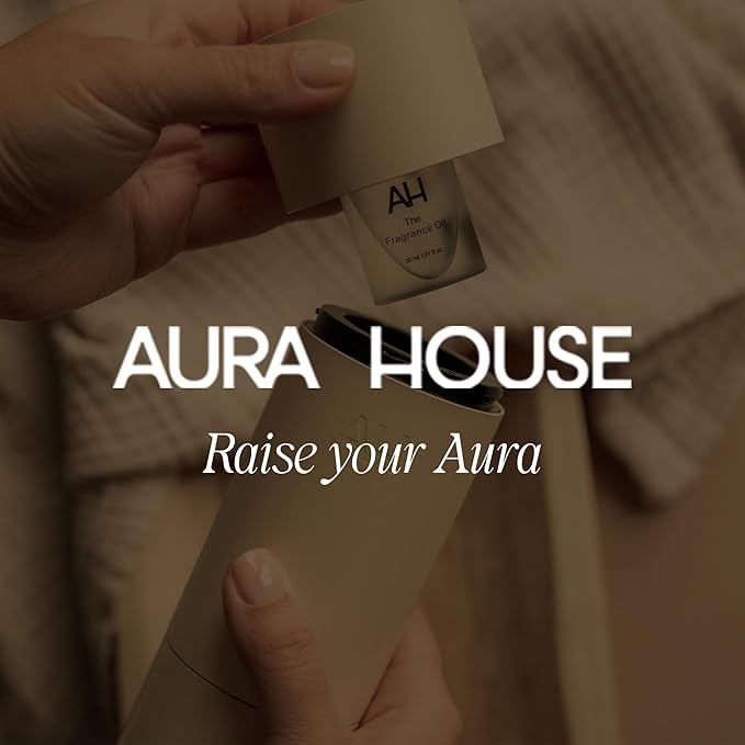 Aura House Smart Cold Air Diffuser & Fragrance Oil Duo – Bluetooth App-Controlled Diffuser for Home (Collins & Coast 30 ml Oils) – Hotel-Inspired Scents, Effortless Ambiance